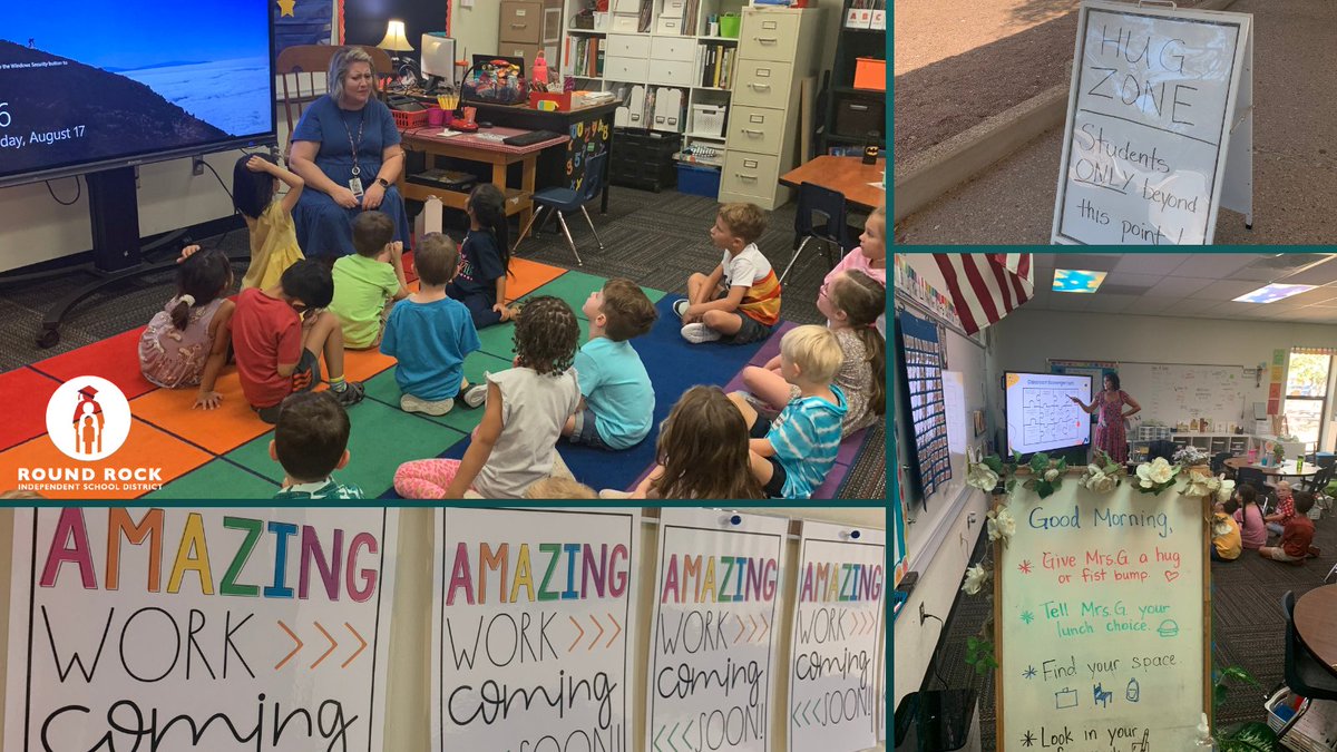 RoundRockISD's tweet photo. We're thrilled to have our students back. Thank you to the @RoundRockISD staff for all your hard work preparing campuses, classrooms, cafeterias, and everything else for students to have a great first day and a fantastic year. #ItStartsWithUs https://t.co/yR5akUafht
