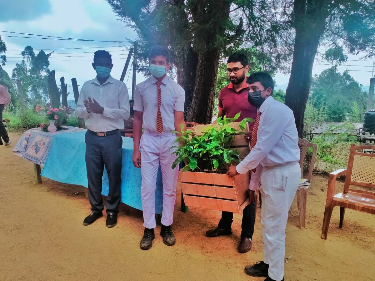 asithadjay's tweet photo. As an initial step Blackpool Coffee has come forward in promoting coffee farming to schools and encouraging our next generation for a positive mindset about agri business. #SriLanka #RiseAndThrive #agribusiness #Promo #coffee #future #srilankadollarchallenge https://t.co/UkhAoILdwi