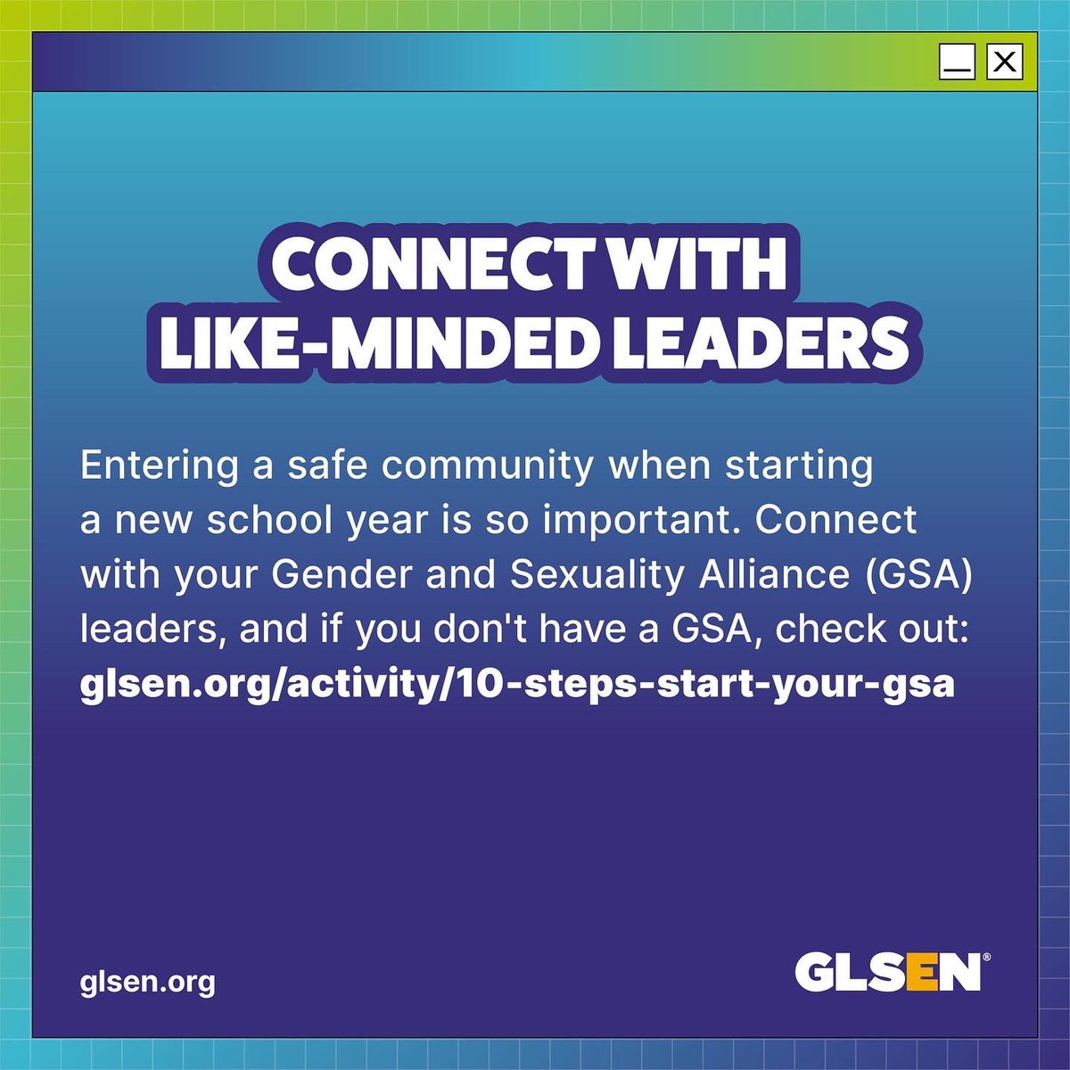 GLSEN's tweet photo. We know that going back to school means navigating new challenges.

You deserve a school where you feel safe and respected; and we hope that these tips make your school experience a little easier to navigate. 

We are by your side, always. ⭐️ https://t.co/EudwWcSB6L