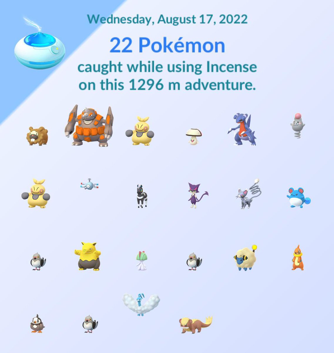 hashegaming's tweet photo. Day Twenty-three 😍 check out Rhyperior #mix #Days #day #DayTwentythree #Twentythree #daily #incense #PokemonGO #Pokemon https://t.co/GsZ6ntrnYn