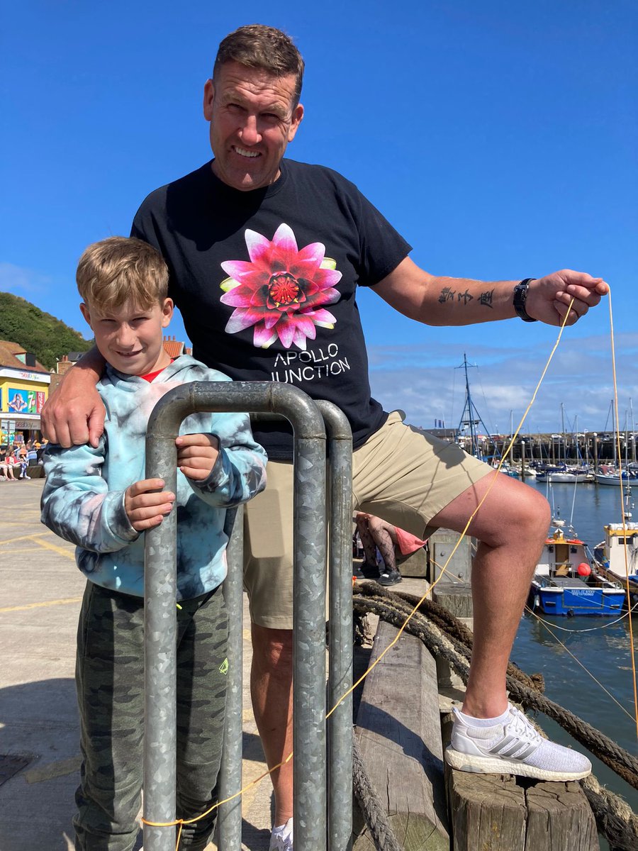 Bringing back a few old memories, me and my boy Alfie Crabbing in Scarborough