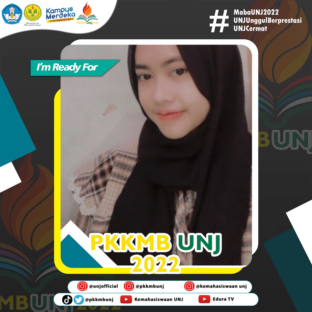 paperminty1's tweet photo. Hallo sobat UNJ
Perkenalkan nama saya Khalda Naifah Najma , Umur 18 tahun, dari prodi Psikologi Fakultas Pendidikan Psikologi siap dan bangga mengikuti seluruh rangkaian PKKMB UNJ 2022 
future of unj🔥
#mabaunj2022 #Mabaunj20222 #UNJUnggulBerprestasi @UNJ_Official @pkkmbunj https://t.co/S9LT31WnWn