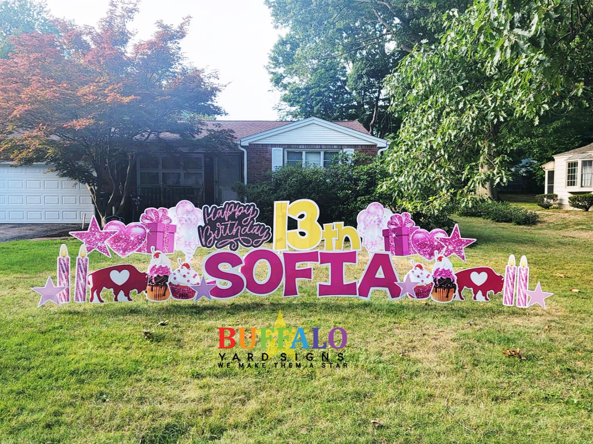 Buffalo Yard Signs tweet media