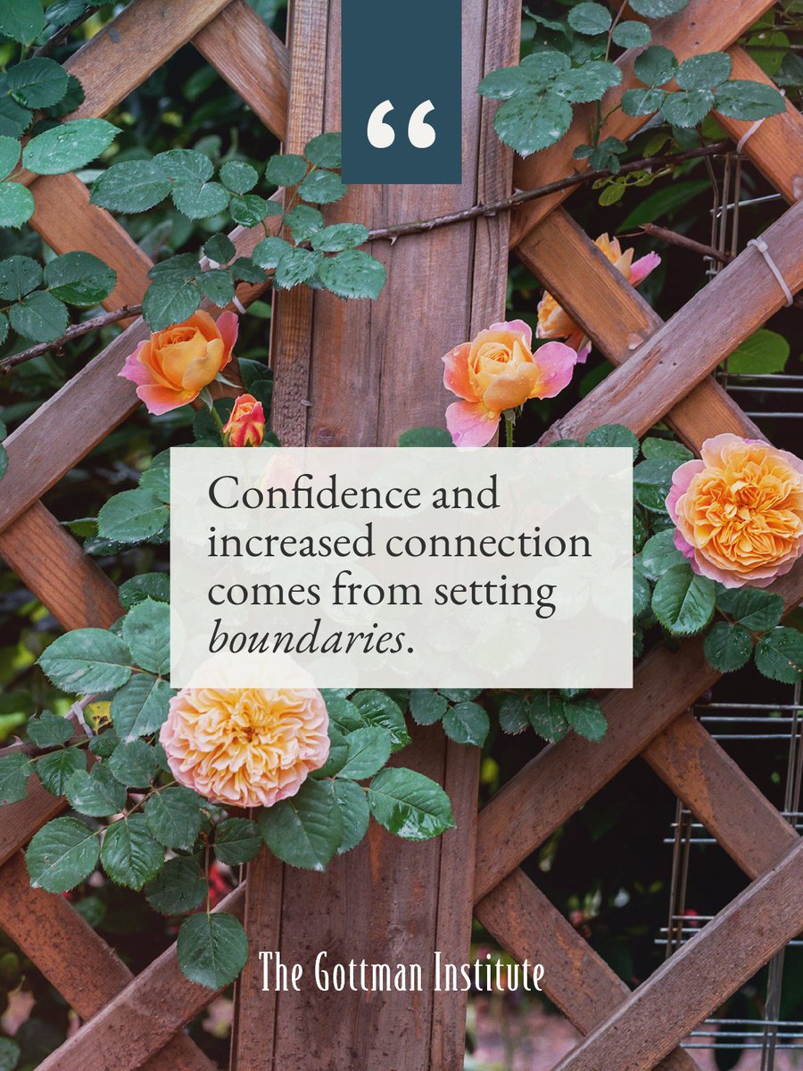GottmanInst's tweet photo. Setting and maintaining boundaries protects your peace and so much more. Nicole Schiener, RP shares The Truth About Boundaries on the #GottmanRelationshipBlog: https://t.co/bDBh6fphPt https://t.co/oPapdPiL5R