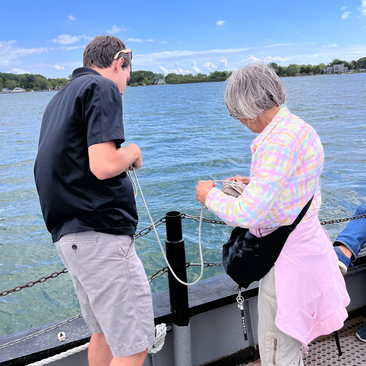 AllenSwcd's tweet image. We had so much fun visiting South Bass Island in Lake Erie yesterday! A huge thank you to @stonelab and
@OhioSeaGrant for taking us on your research vessels and teaching us about water quality!
