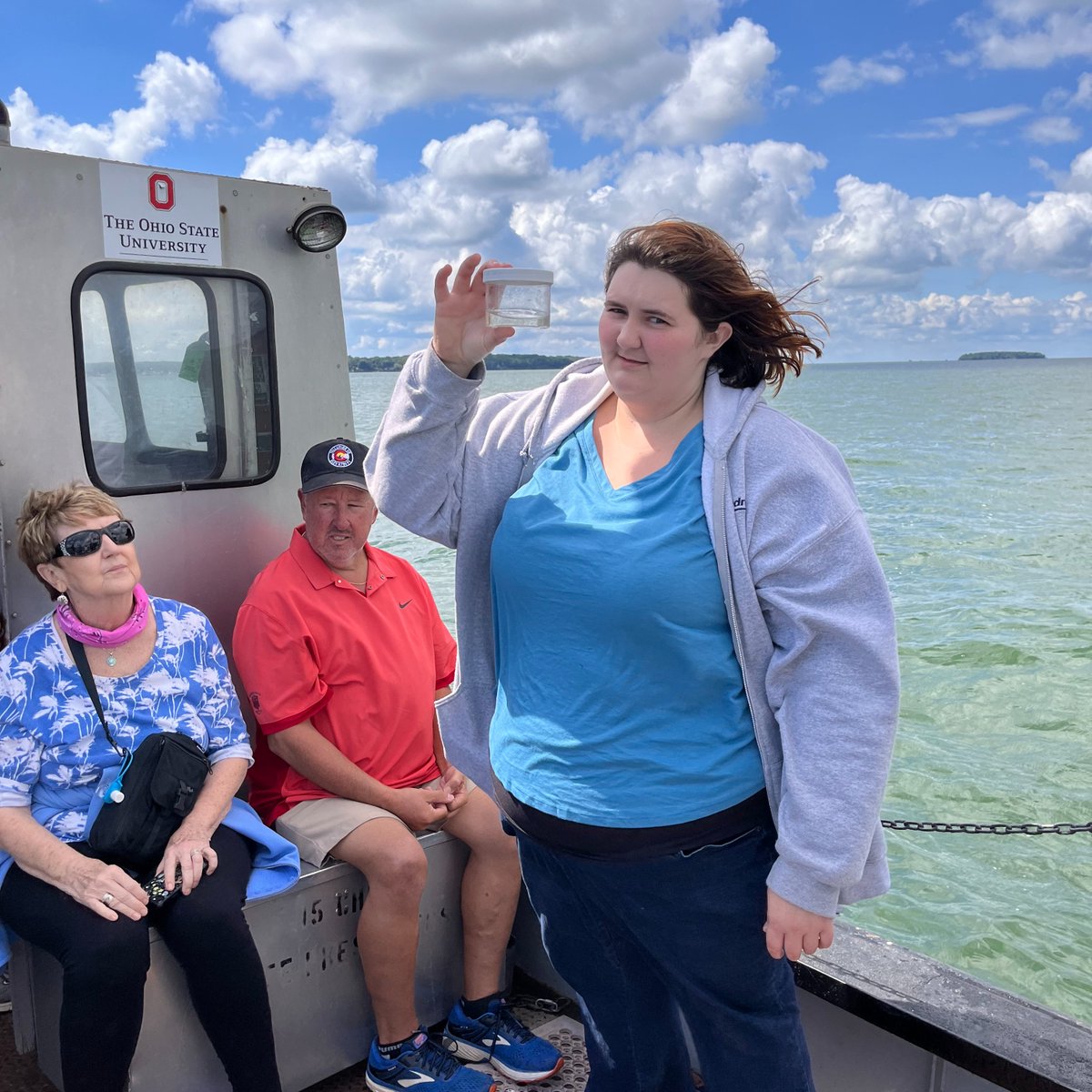 AllenSwcd's tweet image. We had so much fun visiting South Bass Island in Lake Erie yesterday! A huge thank you to @stonelab and
@OhioSeaGrant for taking us on your research vessels and teaching us about water quality!