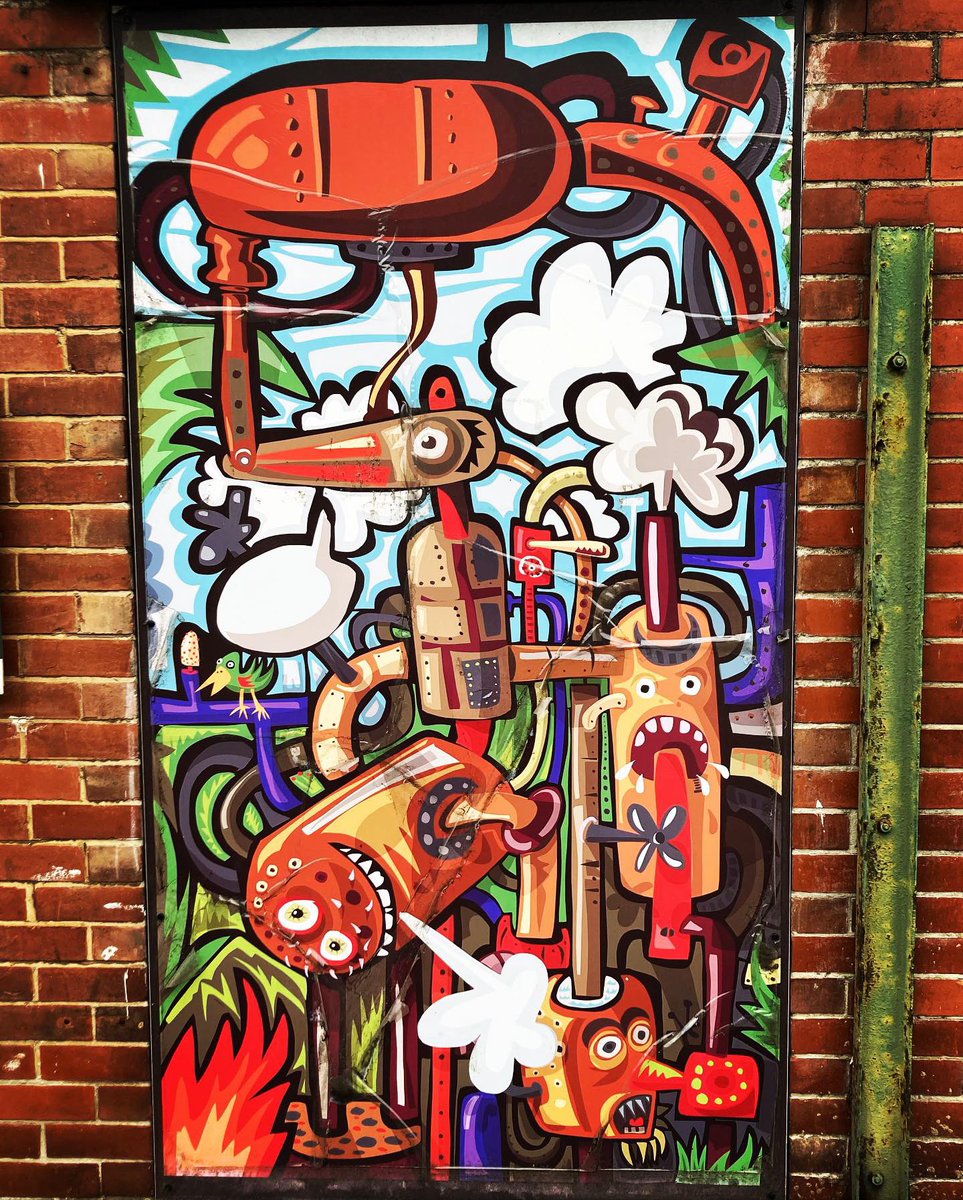 HellingtonBoots's tweet photo. Awesome artworks celebrating the conservation of the 1795 #NewcomenEngine at #ElsecarHeritage ๐งก ๐
#LegsAndLaces #BarnsleyIsBrill https://t.co/GNWXKPgheB