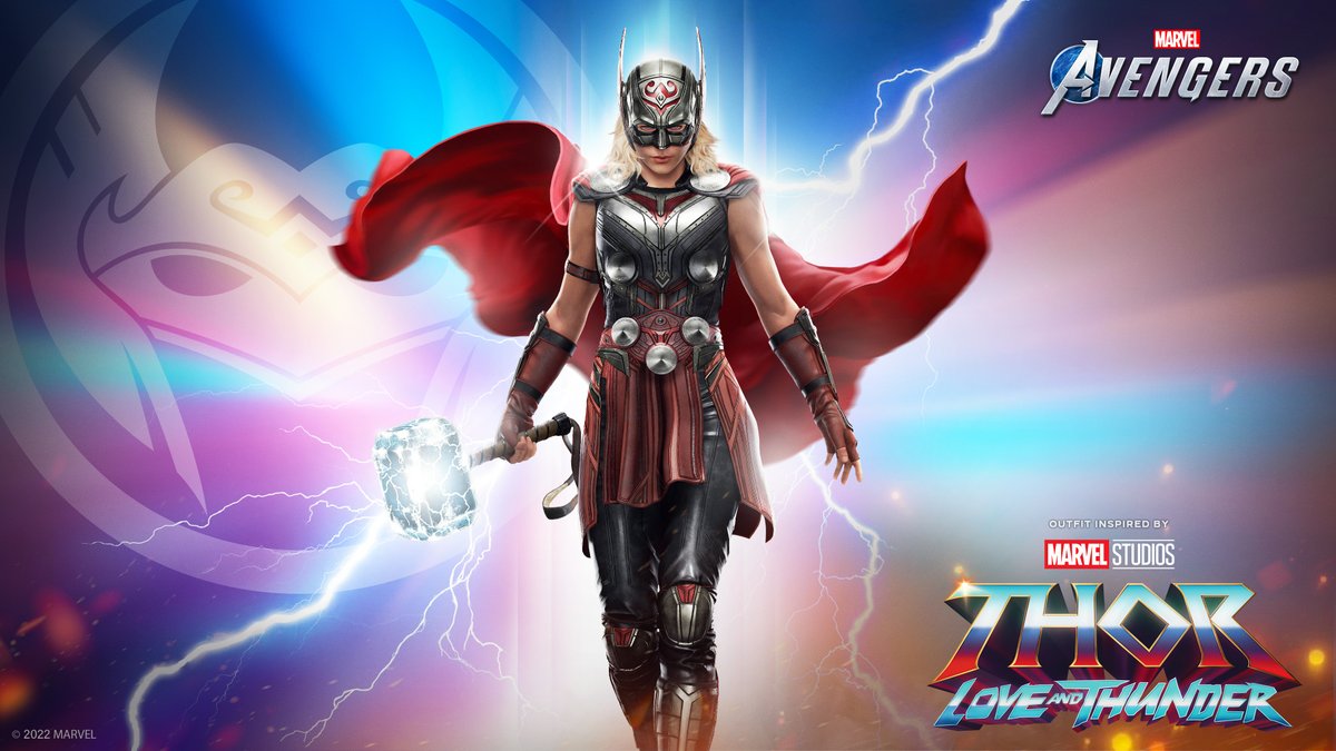 🌈 She's bringing the rainbow. ⚡ Inspired by the Marvel Cinematic Universe,  The Mighty Thor's \, image size:1200x675