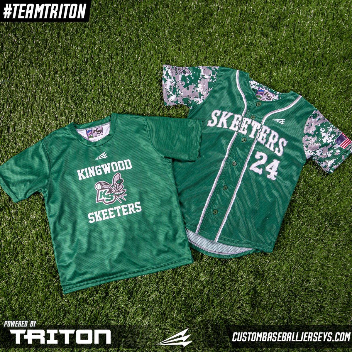 CBJ_Triton's tweet photo. #Triton Apparel is the perfect companion to custom jerseys. See all the possibilities and request your designs today. https://t.co/gmgZMG676x
👥 Kingwood Skeeters in Texas
💯 HyperTee, Camo C107
#teamtriton #custombaseballjerseys #baseballuniforms #baseballjerseydesigns https://t.co/K3UzsjcZiI