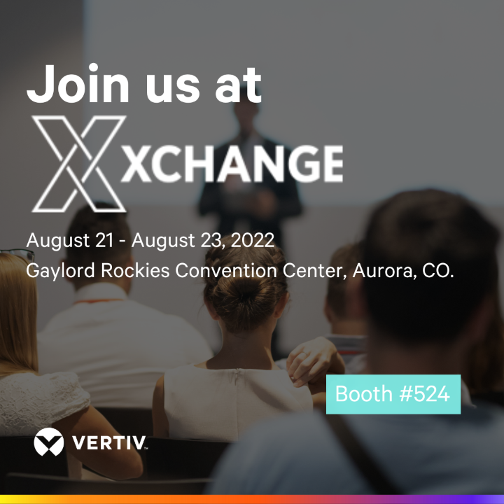 taylorj143's tweet photo. Come visit Vertiv at XCHANGE 2022 booth #524 - the largest, independent gathering of the IT channel's premier solution providers and technology suppliers! Learn more: https://t.co/GWwSPcBjtt #XCH22 https://t.co/pUmKajzRej