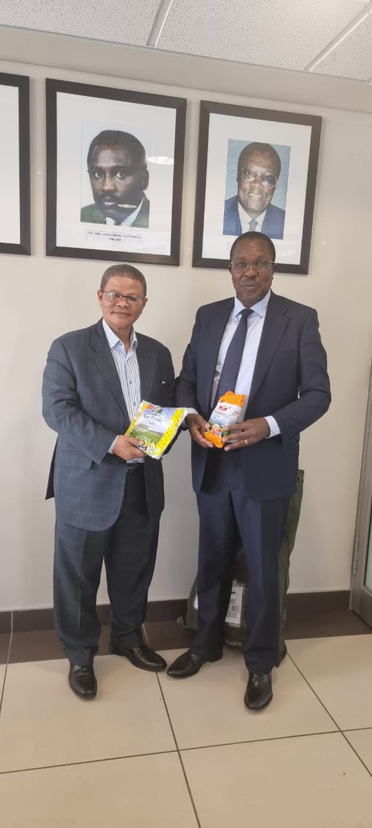 KenyaInNamibia's tweet photo. H.E. Amb Michael Sialai meeting with Namibian businessman Mr. Salman Jacobs where they discussed on ways of promoting Kenyan tea in the Namibian market. https://t.co/xeOv5JHukd