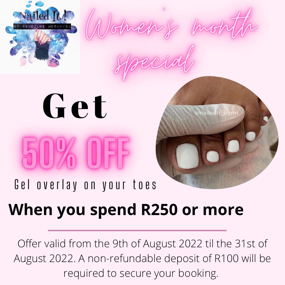 nailedit_byrm's tweet photo. Hey guys 🥂. I’m a nail technician based in Auckland Park. Dm to book your next set with me ! Please RT 🙏🏽❤️. #GirlTalkZA https://t.co/QmAouxTu4t
