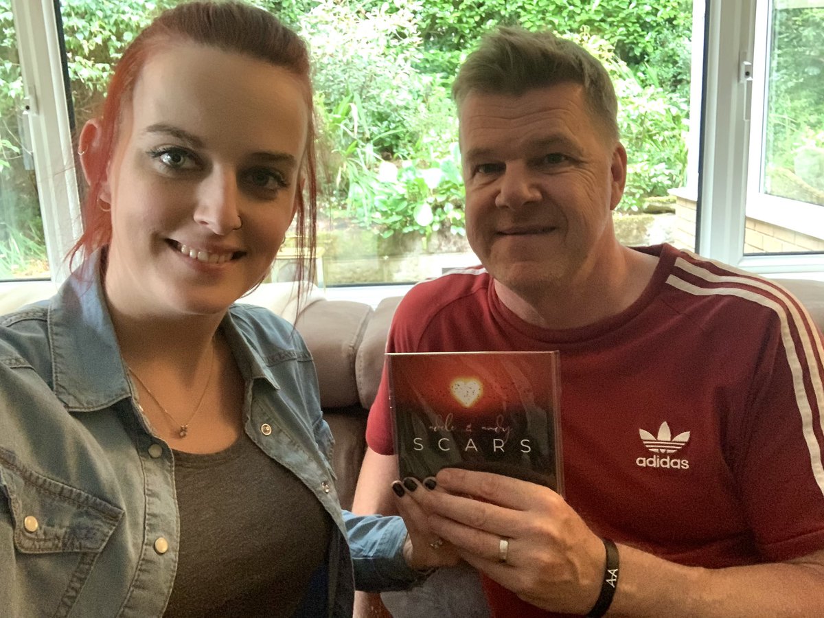 Our CD’s have arrived in preparation for our album release THIS Friday!! Anyone who would like one head over to BandCamp to pre-order yours now!! 🥰🤠 adeleandy.bandcamp.com/merch/scars-al…