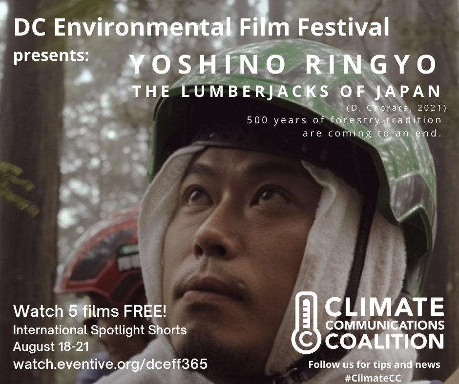climate_cc's tweet photo. Watch five free enviro-shorts starting tomorrow! #ClimateCC @dceff_org @japan @CIFOR @wood @1t_org @AmericanForests @arborday @GlobalLF @Indigenous_Land @EdenProject https://t.co/acg1BBqh1U