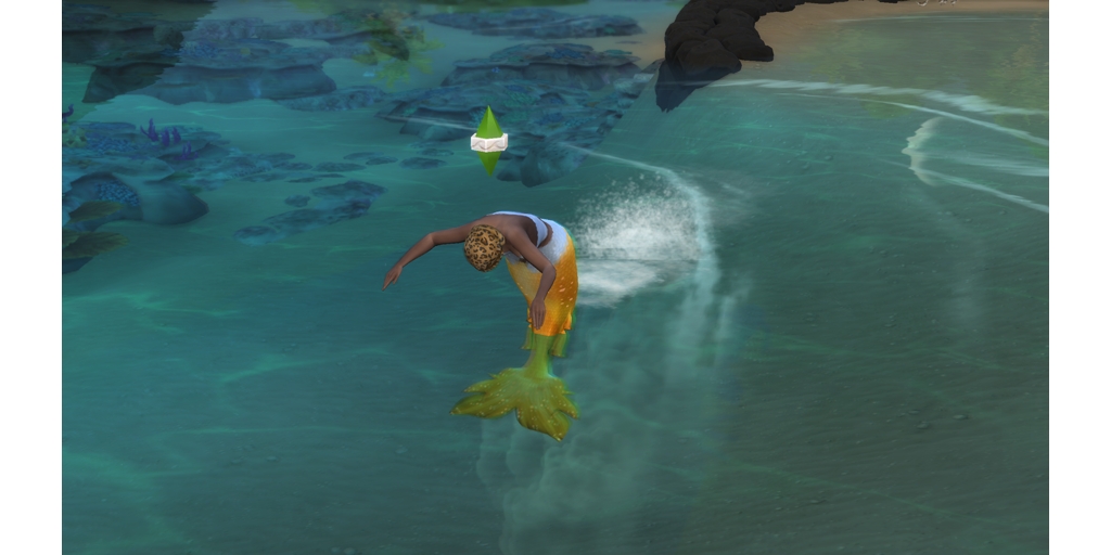 xAubreyBASSicx's tweet image. She is embracing her natural state of being a mermaid #watervibes #TheSims4