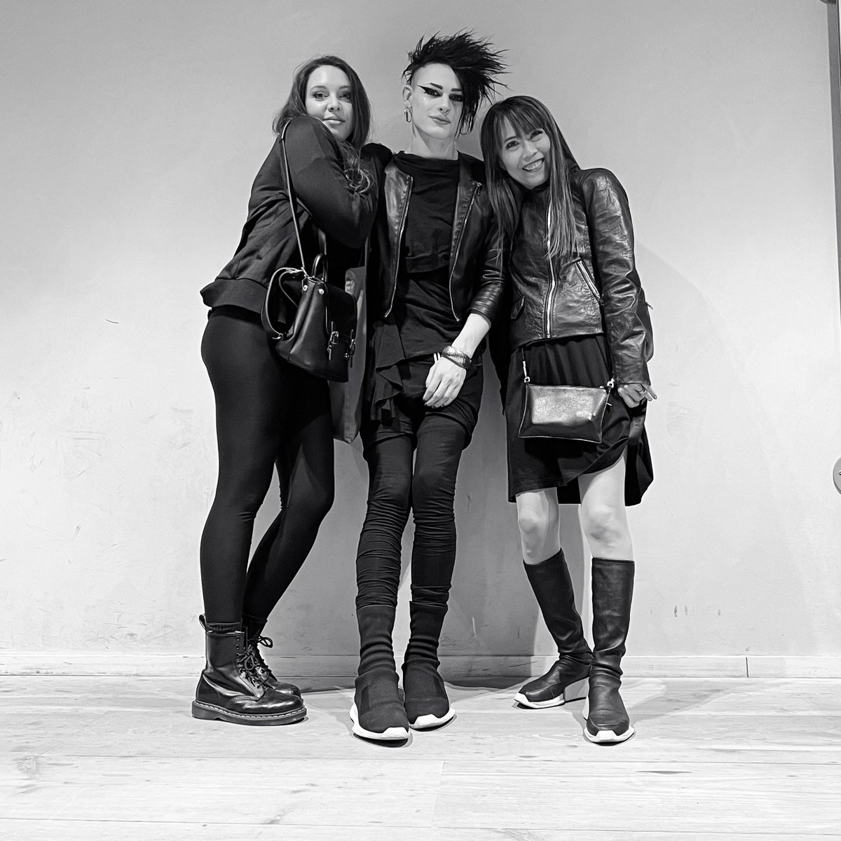 zen_bromley's tweet photo. @lesser_of  @liseslabber @keiko.owada

#180strand #futureshock #revokrecords #rickowens https://t.co/hXCp5M0cBB