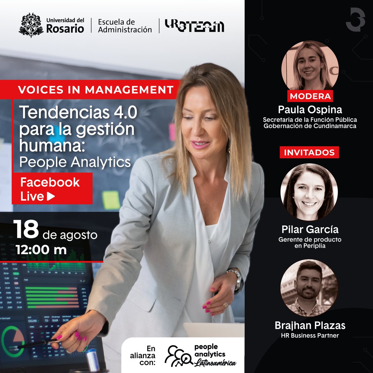 AdmonURosario's tweet photo. ¿Cómo se implementa analítica en la gestión humana?🌐
📲Conéctate aquí https://t.co/LgD9v3Dcrp al #VoicesInManagement y conoce más sobre #PeopleAnalytics, una tendencia 4.0 para la transformación de las organizaciones.
@RosarioContinua | @URosario | @Periplia | @CundinamarcaGob https://t.co/OUCHDmGlKr