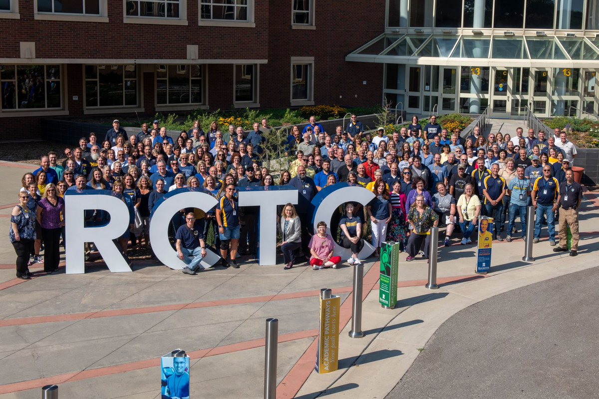 What an amazing group of faculty and staff. We are excited to kick off another year at RCTC and welcome new and returning students to campus on Monday.