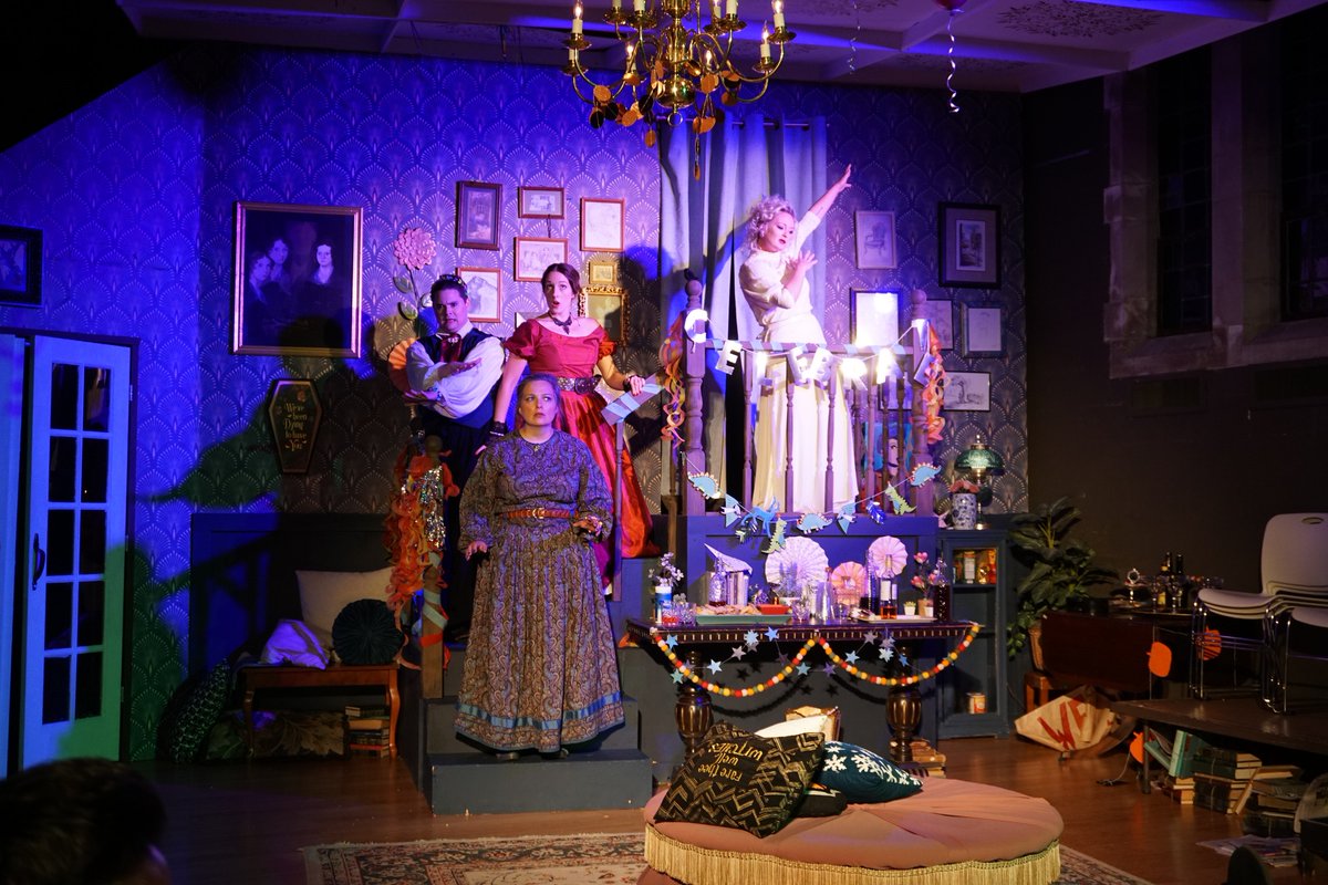 STLShakesFest's tweet image. Congratulations to Confluence writer Courtney Bailey ('21 Cohort)!

"Bronte Sister House Party" debuted as a staged reading at the '22 Confluence New Play Fest &amp;amp; will premiere tonight with @SATEstl. Learn more eventbrite.com/e/bronte-siste…

📷: Joey Rumpell