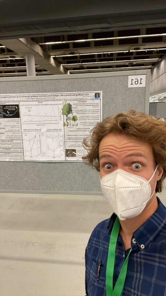 Communities, traits, seedlings, forests - what more could an ecologist want! Come by poster 161 tonight at #ESA2022 to find out more!