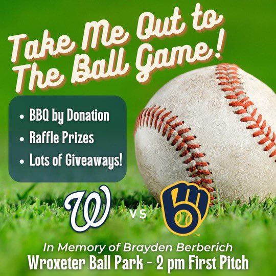 WaltonBrewers's tweet photo. Our game on Sunday in Wroxeter will be a Victim Services of Huron/ Perth Counties awareness day. Lots of things to learn and do in Wroxeter at 2 pm.  Come on out. #support. #learn. https://t.co/vu088VBSza
