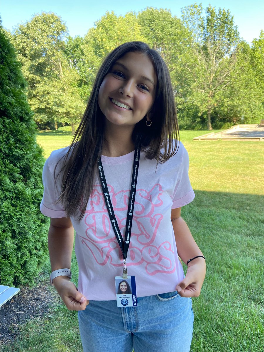 NatalieB1996's tweet photo. Our future teacher Ava 💕 Graduated in 2021 from #HilliardBradley #gojags 💙🖤💙 SACC at #Britton #hcsd1 https://t.co/QaLNzIUkNq