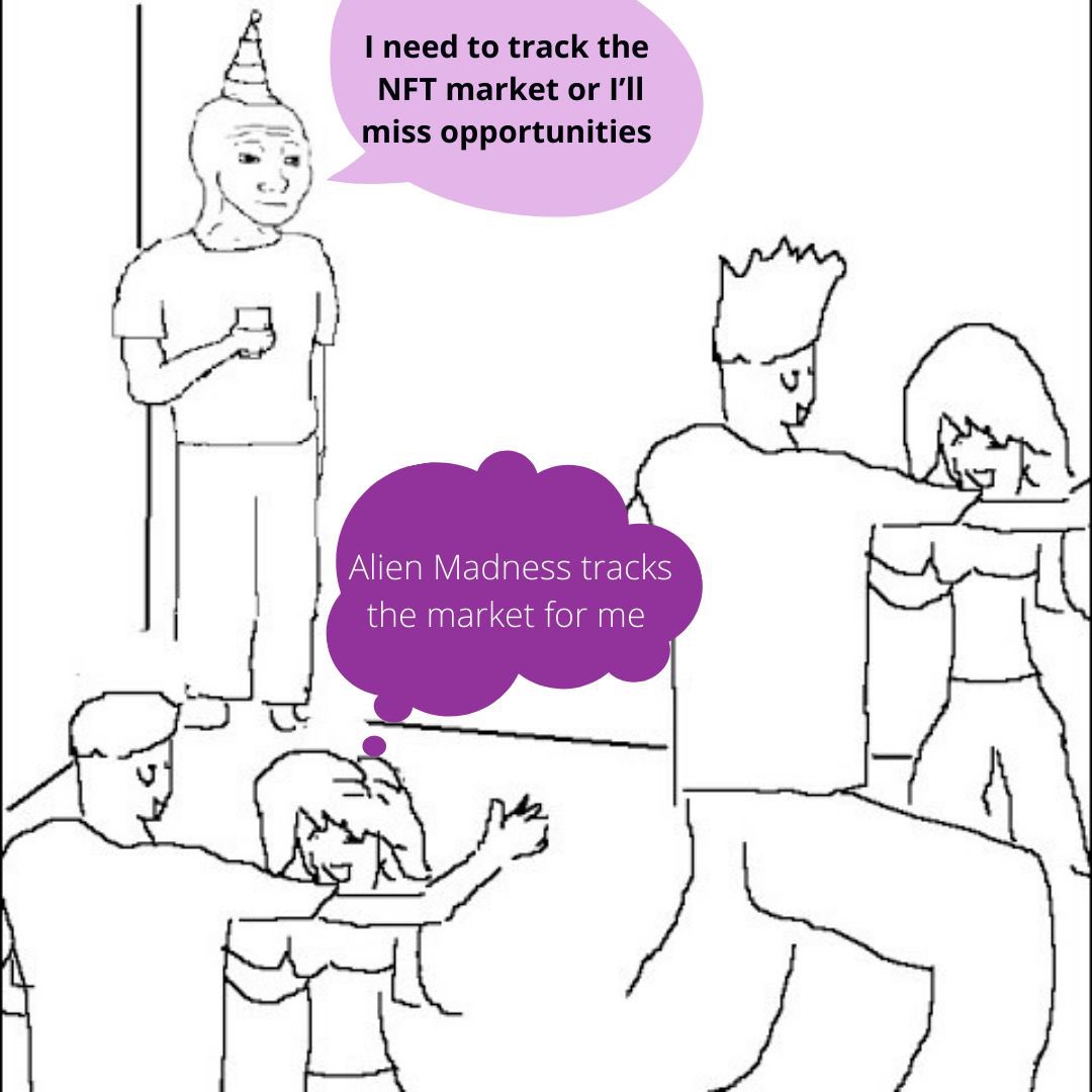 AlienMadnessNFT's tweet photo. With Alien Madness you can live peacefully, we are the madness of the party 🤪👽

#AlienMadness #SolanaNFT #NFTs #NFTMemes #MemesNFT #Memes #SolCommunity #SolanaSummer https://t.co/NvfQZjUPEg