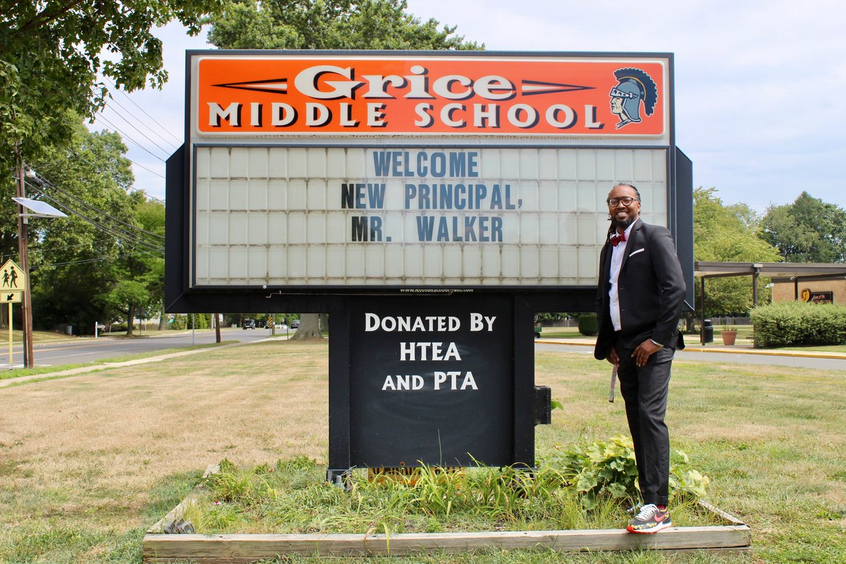 WeAreHTSD's tweet photo. 📣 Congratulations to Mr. Dwayne Walker, the new Principal of @HTSD_Grice ⭐️  

@GricePrincipal_ is now a Gladiator! 🧡

@ScottRRocco @HTSDSecondary @GriceGuidance @GriceBands @LauraGeltch @HTSD_HR @HTSDCurriculum @HamiltonTwpNJ 
#HTSD #HTSDPride https://t.co/Ac7kVOeG71