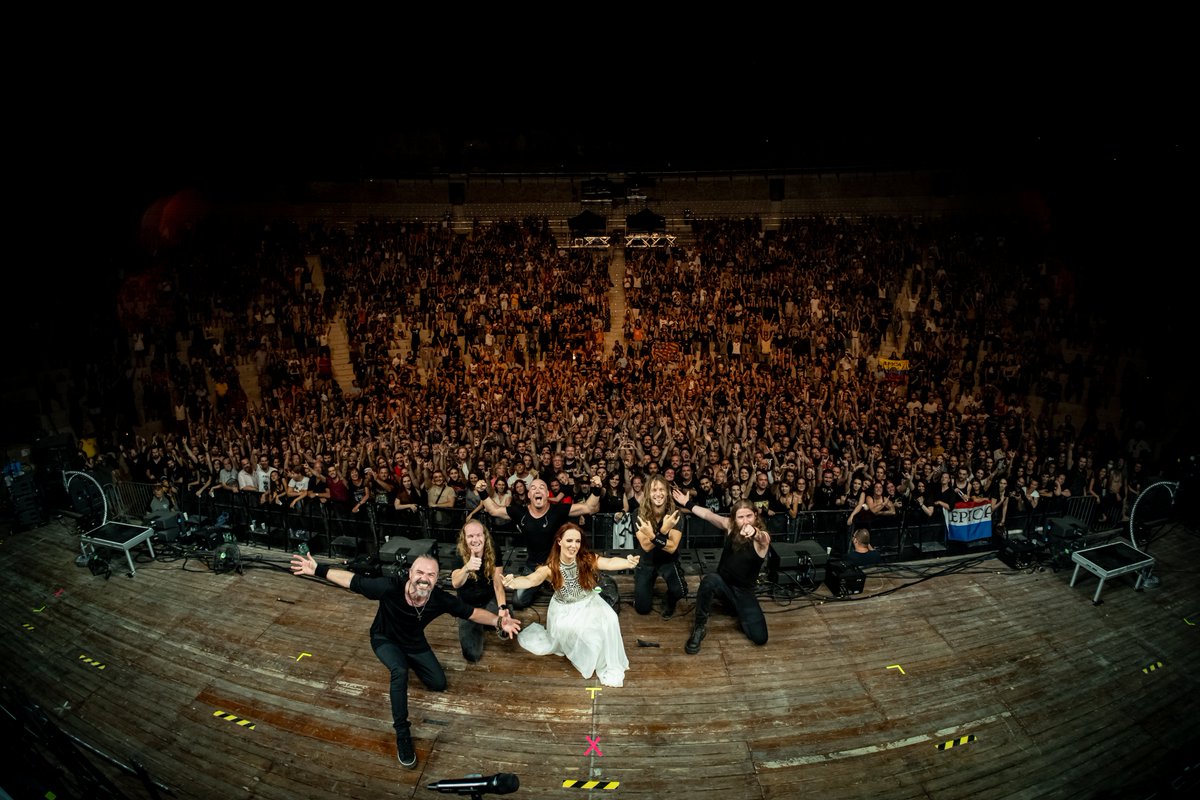 Thanks 🧡Orange Metalic Festival🧡 for closing our summer before we turn to our 20th Anniversary celebrations in 2 weeks (livestream🎫 epicastream.com)!

We played an ancient Roman theater in 🇫🇷Orange🇫🇷, which was stunning, with <a href="/WTofficial/">Within Temptation</a> and <a href="/BIB_band/">Beast In Black</a> 🤘
📷 Jens De Vos