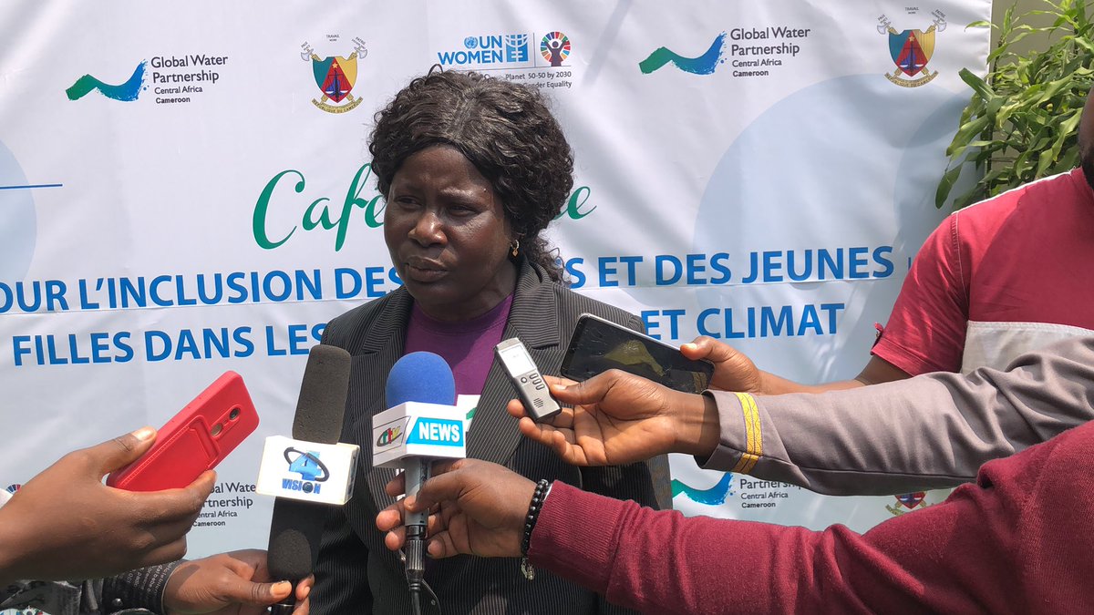 GWP_CAf's tweet photo. #Presstime For real change to happen, we need the media! Thank you to our media partners for showing up today for GWP Cameroon’s first ever gender café @vision4_tv @Crtv_web1 @LeMessagerCMR @afrik21 Together , let’s advocate for #gender equality in the #water and #climate sector https://t.co/kkxBivDcCV