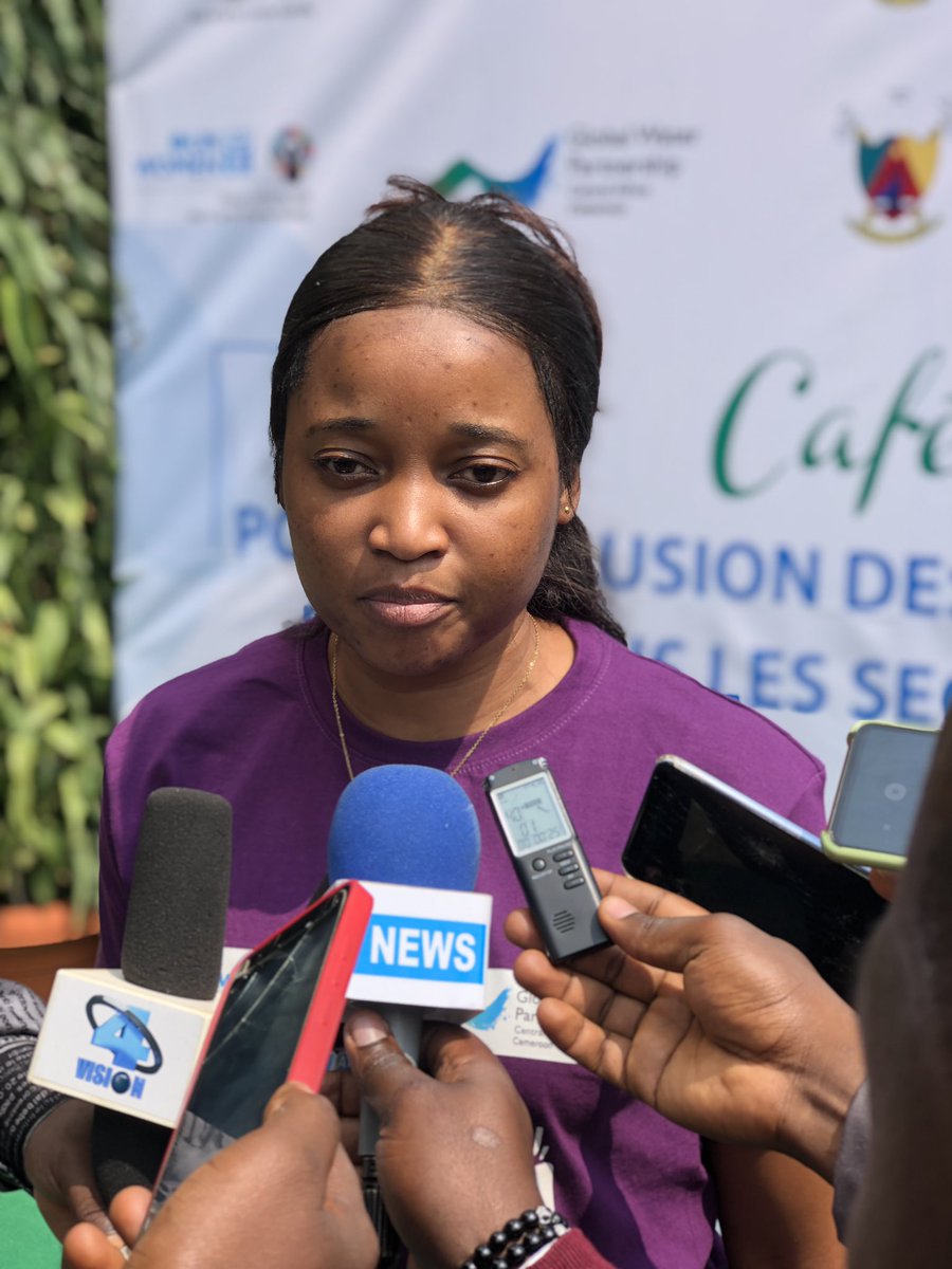 GWP_CAf's tweet photo. #Presstime For real change to happen, we need the media! Thank you to our media partners for showing up today for GWP Cameroon’s first ever gender café @vision4_tv @Crtv_web1 @LeMessagerCMR @afrik21 Together , let’s advocate for #gender equality in the #water and #climate sector https://t.co/kkxBivDcCV
