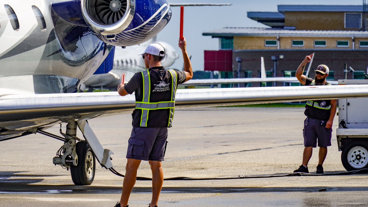YelvingtonJet's tweet photo. Steady #ramplife Wednesday. Sawyer and Colby π― πͺ #phenom300 #falcon900
#yelvingtonjetaviation #Jet #Planes #CustomerService #Aviation #kdab #avgeek #FBO #FiveStarService #fixedbaseoperator #privateairterminal #corporatejet #jetlife #techstop #technicalstop https://t.co/ZgpVdBoinI