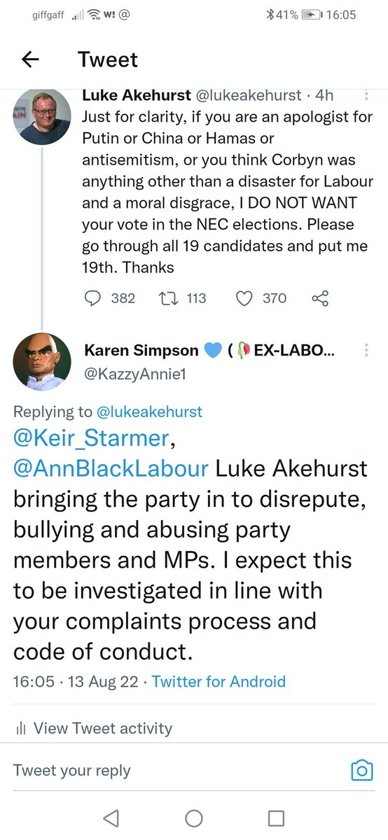 KazzyAnnie1's tweet photo. @kjones1955 Sorry, #PukeyLukey has told us our votes aren't wanted - suggest you take it up with him! https://t.co/NcPLyNE4xX