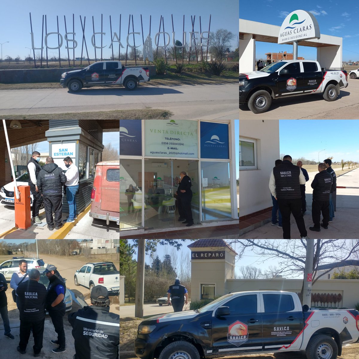 EAlvarezOK's tweet photo. Jornada de inspecciones en la Ciudad de Río Cuarto de @suvicoarg junto a @mintrabajocba y @minsegcba. Los objetivos relevados fueron los siguientes, Quebrachos Club de Campo, Casa Deportiva Tate, Paseo Rivera Shopping,  Edificio Torre Centum, Riverside Country Club, https://t.co/LCqiF6Msvn