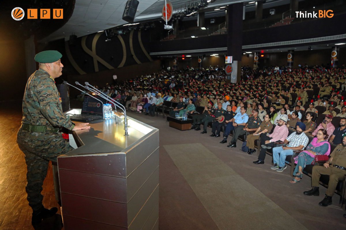 lpuuniversity's tweet photo. He interacted with thousands of LPU students & zone's NCC cadets while motivating them to contribute their best in nation-building by staying focussed, nurturing positivism & unleashing their potential.
Swipe through these glimpses!
#EventsAtLPU #NCC #LPUNCC #YouthTalk #ThinkBIG https://t.co/yDyxNE8aEp