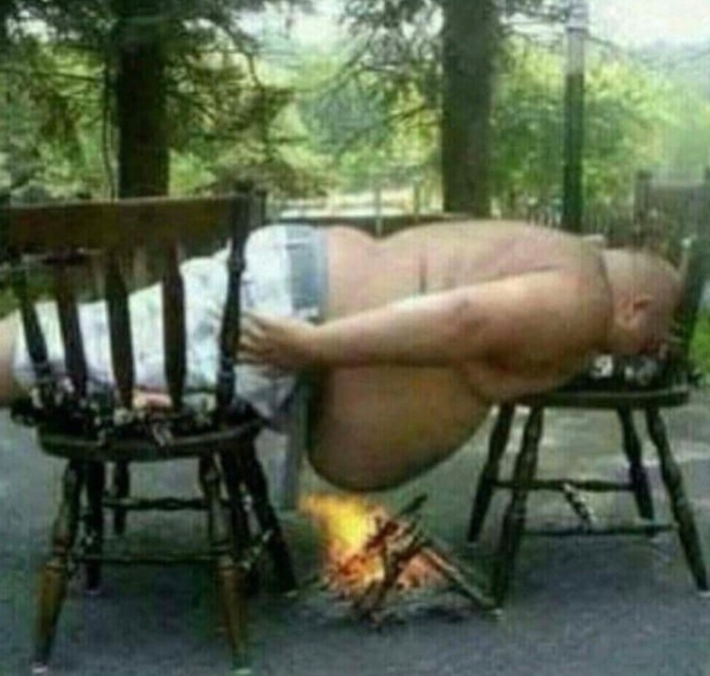 burnin some fat before i go on ollerday 

simple as