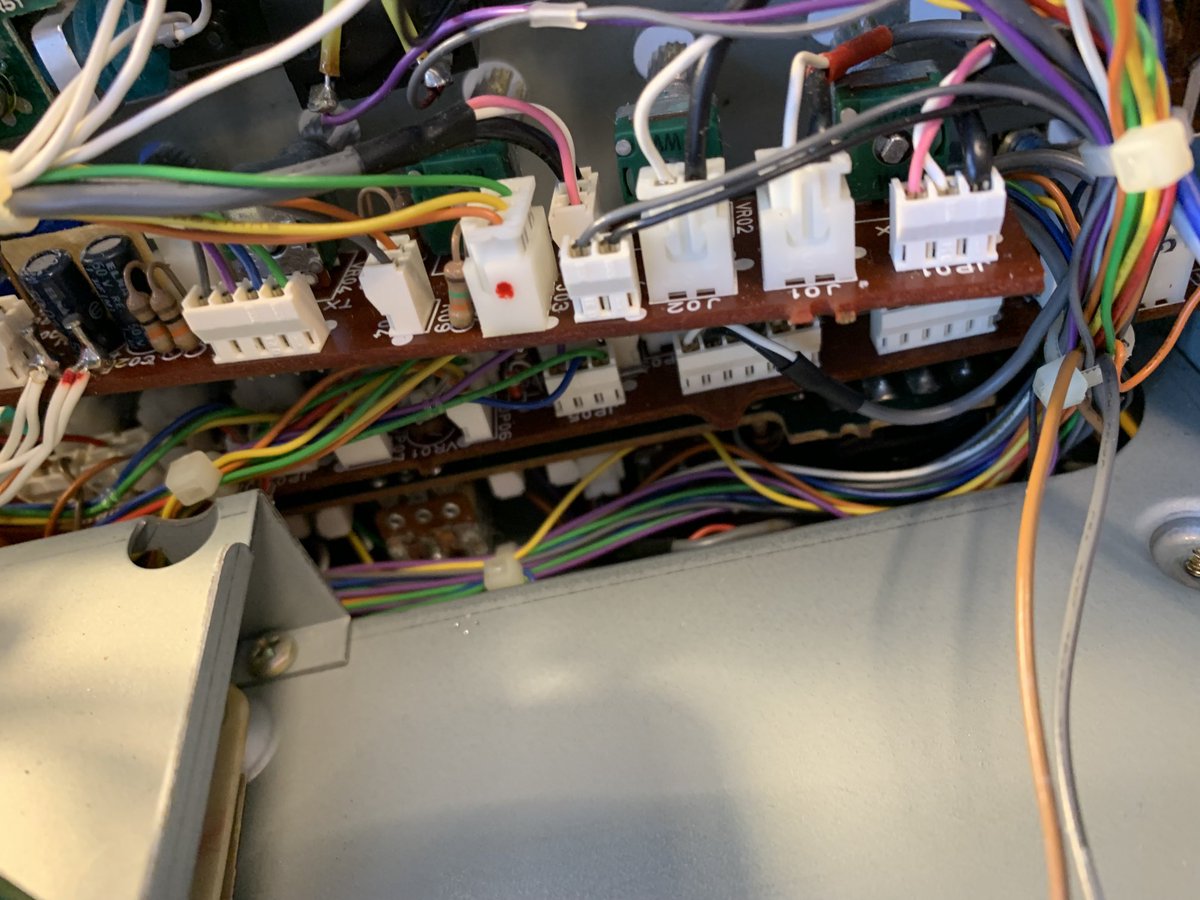 Well that’s the Yaesu 767GX fixed two new pots installed and I now have a fully working speech processor and monitor so can actually hear my side tone when working CW. If anyone has ever worked on one of these rigs you’ll know what a PITA it is to open up took ages!