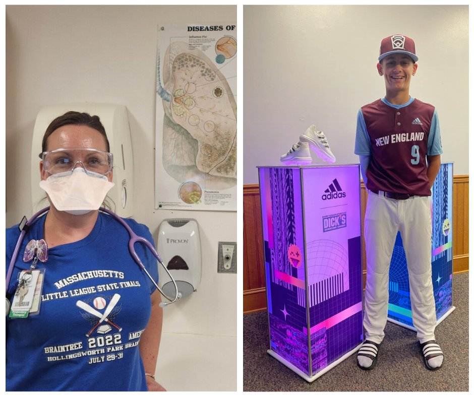 After a few years on the front lines of the pandemic, St. Luke's Respiratory Therapist Jennifer Davis is in Williamsport this week to watch her son, Aaron, &amp; his Middleboro teammates compete at #LLWS75. 

The New England Champs open play today, 3pm. Story: southcoast.org/southcoast-lit…