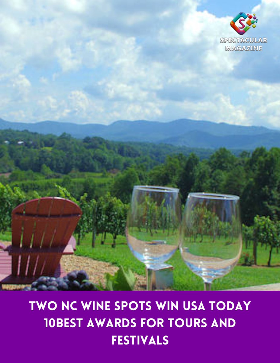 USA TODAY readers voted two North Carolina wine spots among the best in the United States in the categories for “Best Wine Festival” and “Best Wine Tours.” The annual 10Best Readers’ Choice Awards are determined by readers’ votes.