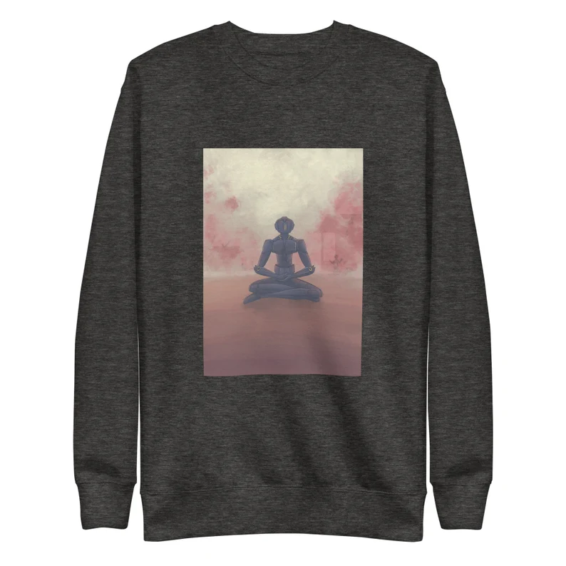 SansinduAbey's tweet photo. "Meditating Drone" Sweatshirts are now out on Etsy! Go check it out! 
https://t.co/ezlDkXHe1h
 
#anime #art #artsy #clothes #outfit #ootd #drone #robot #cool #nft #eth https://t.co/6W8bLwzmID