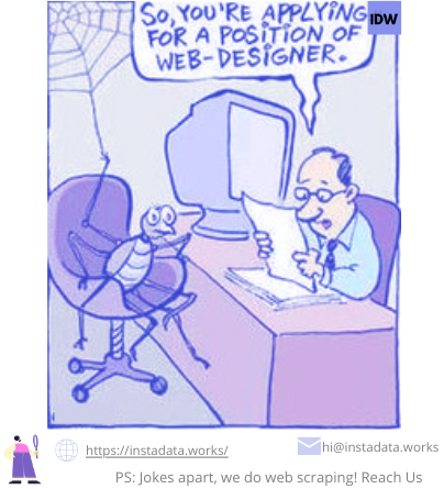 InstadataWorks's tweet image. For any web scraping-related query dm us.

#instant #instadataworks #data #datascraping #scraping #webscarping