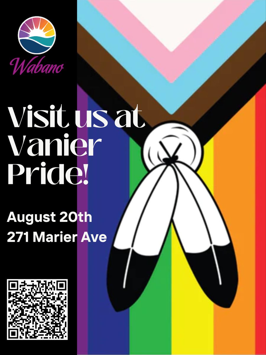 WabanoHealth's tweet photo. We'll be at Vanier Pride this weekend, come say hi! ππ³οΈβπ
August 20th at 271 Marier Avenue π
Take a moment and tell us what programs you want to see for the Indigenous 2SLGBTQIA+ community: https://t.co/2i0yxOuuUP
#Pride #VanierPride #CapitalPride #OttawaPride #2SLGBTQIA https://t.co/b1ivVVhhpo
