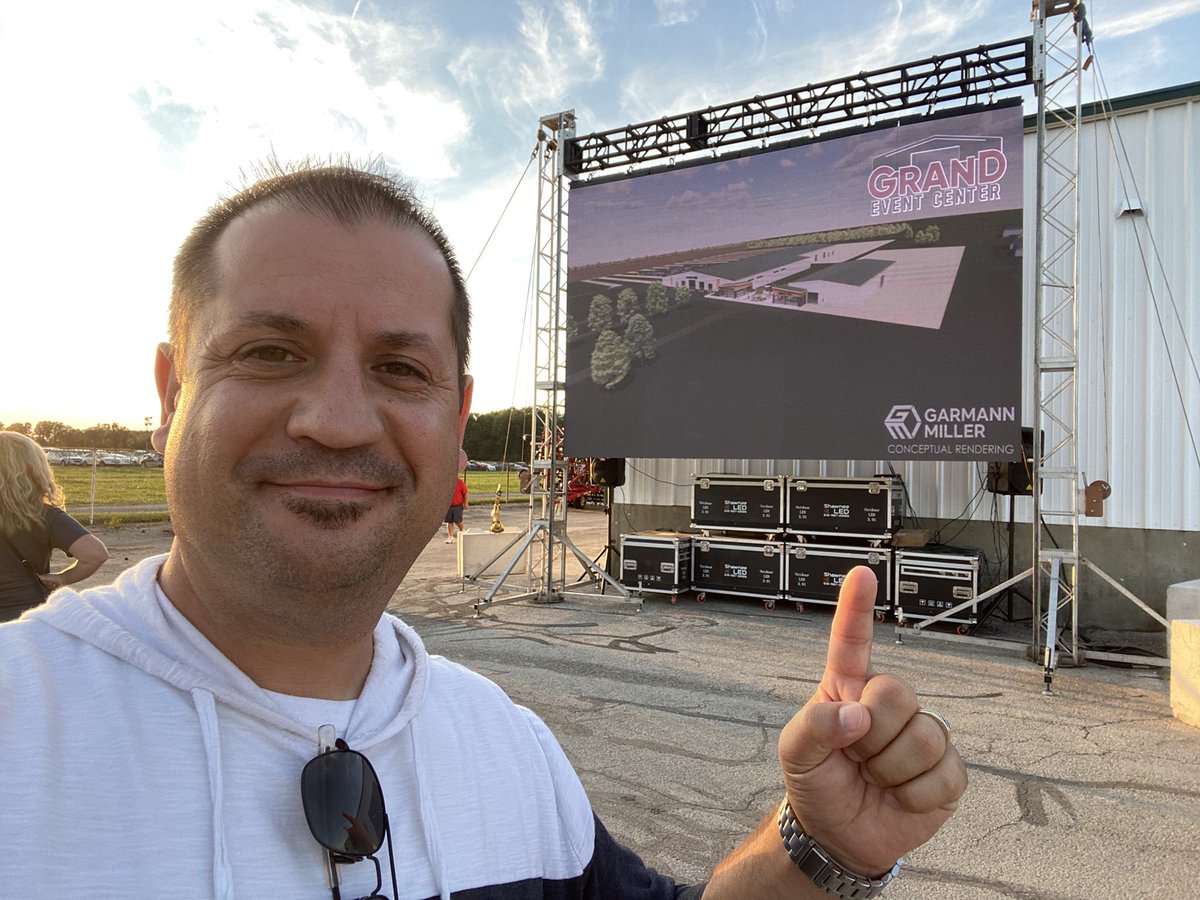 EmceeJW's tweet photo. Did you see the promotional video presenting the “Grand Event Center” at the fair this week? #JWProductionAndSound was honored to create this video for such an exciting addition to our community! #VideoProduction #MercerCountyFair #MCGrandEventCenter https://t.co/ZiSpQL31PL