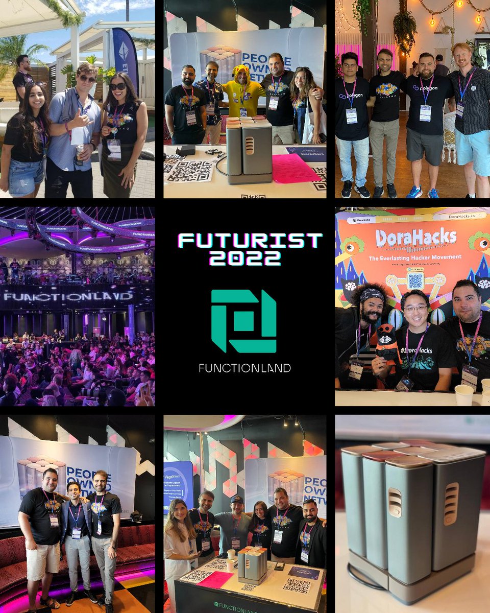 functionland's tweet photo. We had a blast in #Toronto for the @Futurist_conf meeting Functionlanders and talking #web3 Blockchain-Attached Storage! 

So many great people and projects in attendance, we can't wait for the next conference! 🥳

#Web3BAS #CrowdStorage #Store2Earn https://t.co/lZeGLsK7Zn