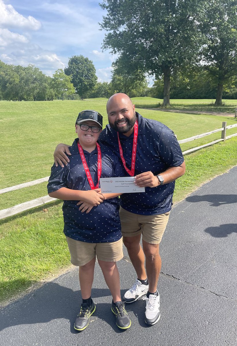 clevecityschool's tweet photo. CONGRATS! We're so proud of CMS's Cameron Garcia! He placed 2nd/Silver in the Middle Tennessee Regional Golf Tournament, which was hosted by Special Olympics Tennessee! ⛳️ This qualifies Cameron for the State Tournament on September 19th in Smyrna! 👏 https://t.co/EY5oxzReQR