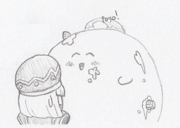 OkamiTomato's tweet image. Gotta love the fact Kirby can go from slaying eldritch horrors and world-threatening forces of evil one day to rolling around eating cake the next and it&apos;s still entirely in-character

Featuring Zan Partizanne to illustrate my point

Gotta love Kirby :P
#KirbyDreamBuffet #Kirby
