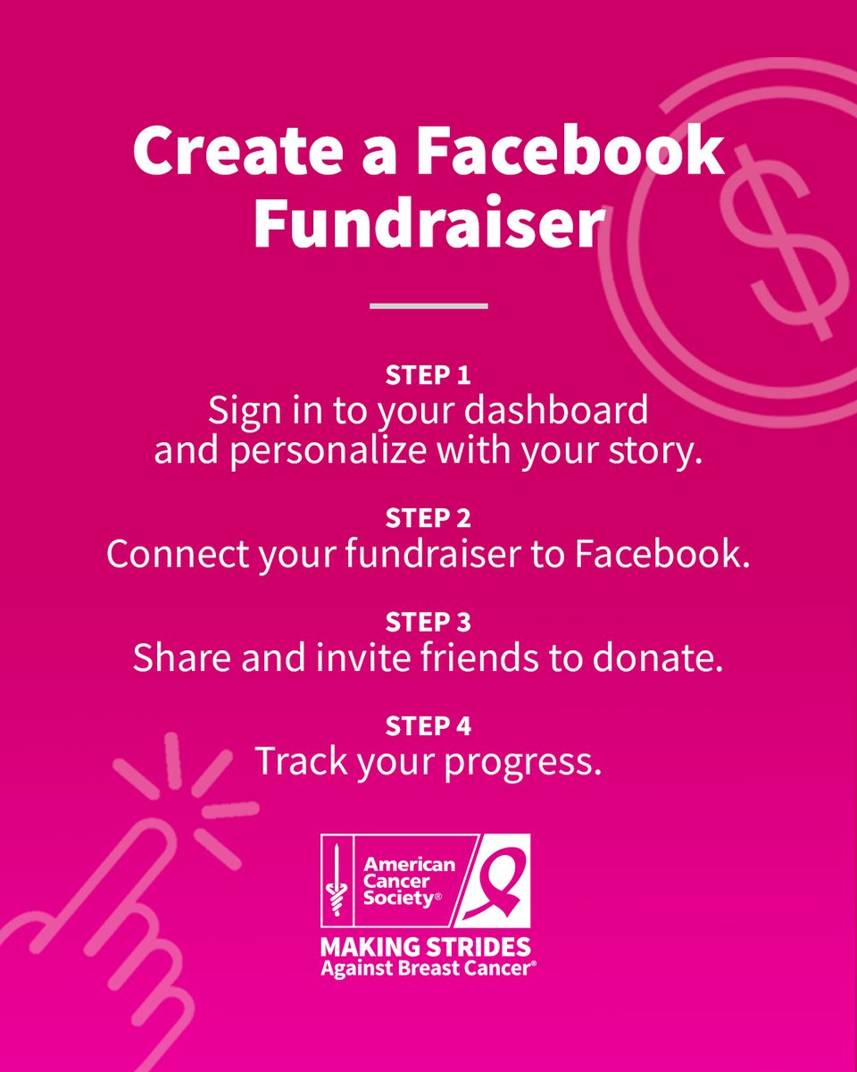 msabcOak_Mac_MI's tweet photo. Connecting your Facebook fundraiser with your Making Strides dashboard is quick and easy. Here's how!      

If you haven't signed up yet for our 2022 walk, visit https://t.co/9JHBjIzvaR to register! 💸📲👟 https://t.co/BGyMQQyril