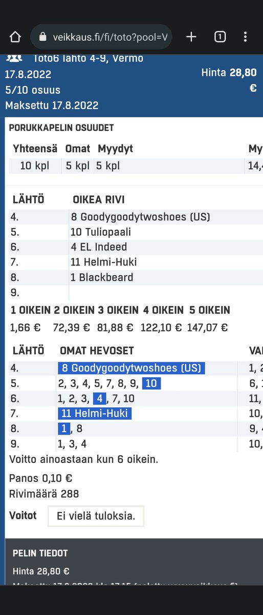 PasiPartala's tweet photo. Siitä valmiiks jo pari #yhtävaille #ravit https://t.co/y52MRPVZSy