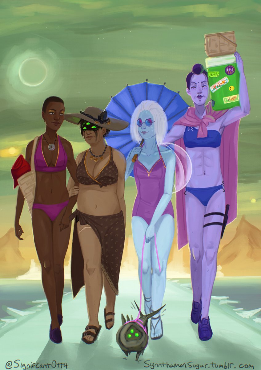 SignificantOtt4's tweet photo. Re-posting Throne World Beach Episode parts 1 & 2 together now that #solarembracevol3 is out.
Thank you so much to @D2ArtEvents for organizing another incredible zine & shining a spotlight on our fabulous community of artists! I can't imagine a better send-off to summer!๐ https://t.co/AHtFbXeiwB