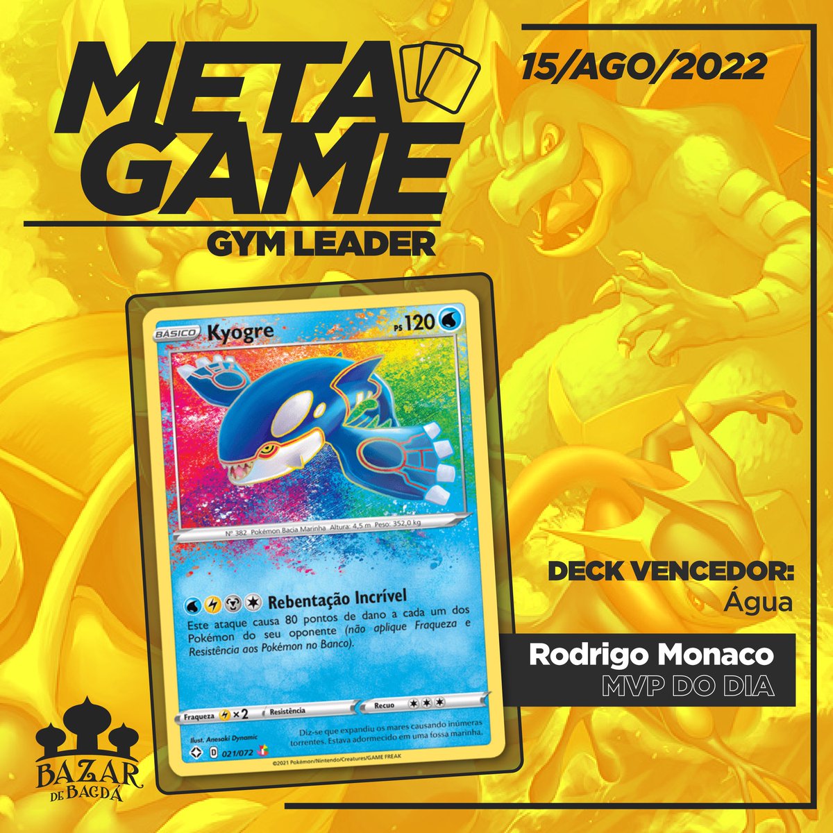 bazardebagda's tweet photo. Já conhece o formato de Pokémon GLC?
Vem jogar com a gente!!
#Metabazar https://t.co/5ah1VItpCT